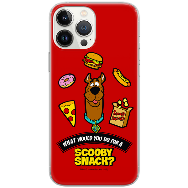 Etui Scooby Doo 010 Scooby Doo Nadruk pełny Czerwony