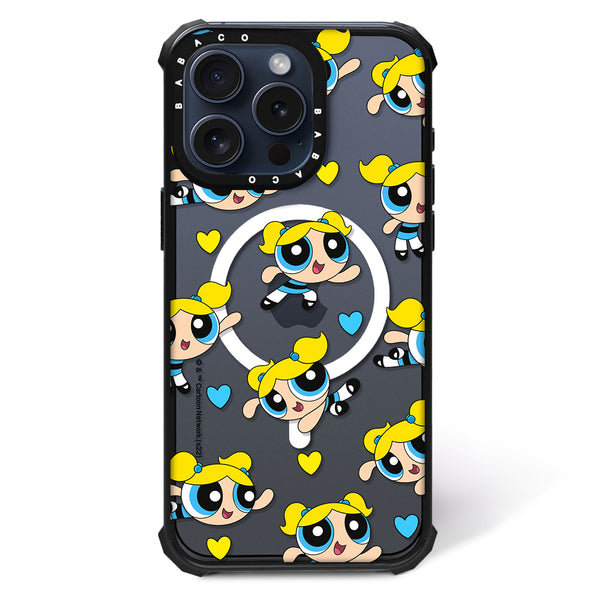 Etui Shockproof Magsafe Atomówki 008 The Powerpuff Girls Nadruk częściowy Przeźroczysty