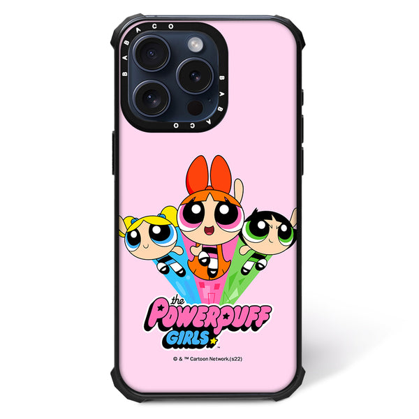 Etui Shockproof Magsafe Atomówki 029 The Powerpuff Girls Nadruk pełny Różowy