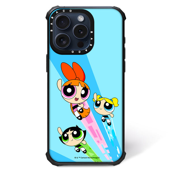 Etui Shockproof Magsafe Atomówki 032 The Powerpuff Girls Nadruk pełny Niebieski