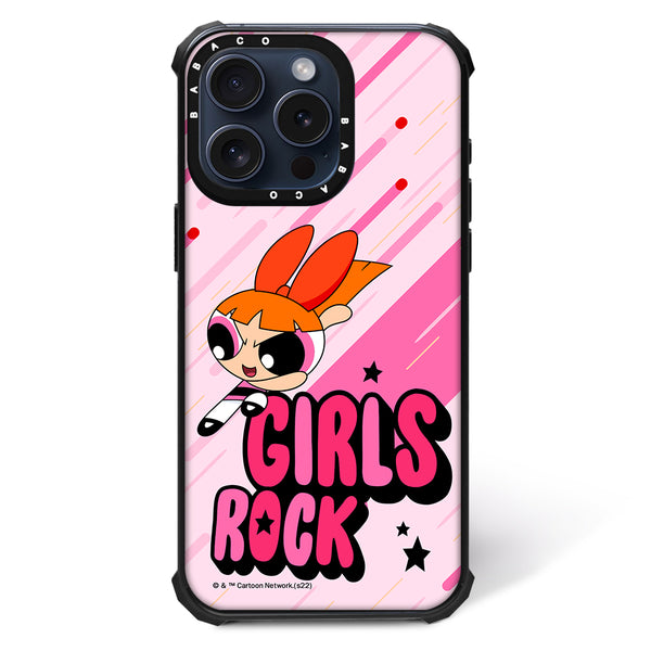 Etui Shockproof Magsafe Atomówki 033 The Powerpuff Girls Nadruk pełny Różowy