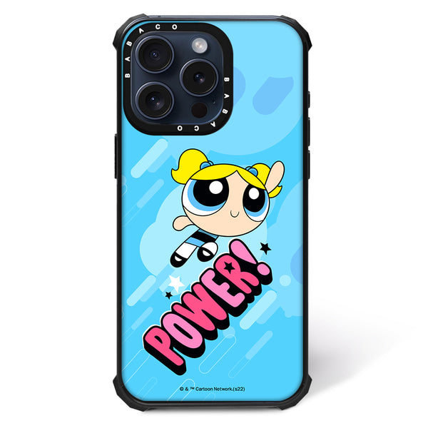 Etui Shockproof Magsafe Atomówki 034 The Powerpuff Girls Nadruk pełny Niebieski