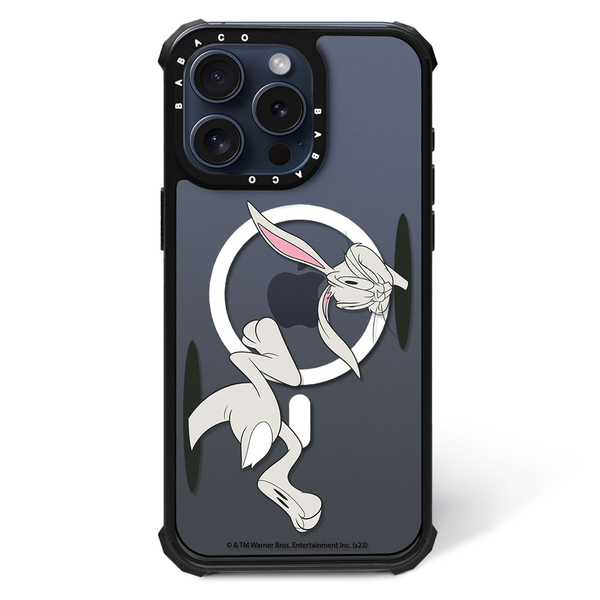 Etui Shockproof Magsafe Bugs 016 Looney Tunes Nadruk częściowy Przeźroczysty