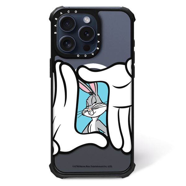 Etui Shockproof Magsafe Bugs 025 Looney Tunes Nadruk częściowy Przeźroczysty