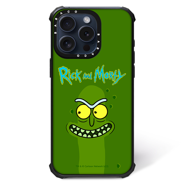 Etui Shockproof Magsafe Rick i Morty 025 Rick and Morty Nadruk pełny Zielony