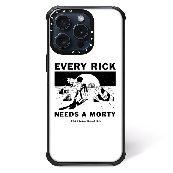 Etui Shockproof Magsafe Rick i Morty 045 Rick and Morty Nadruk pełny Biały