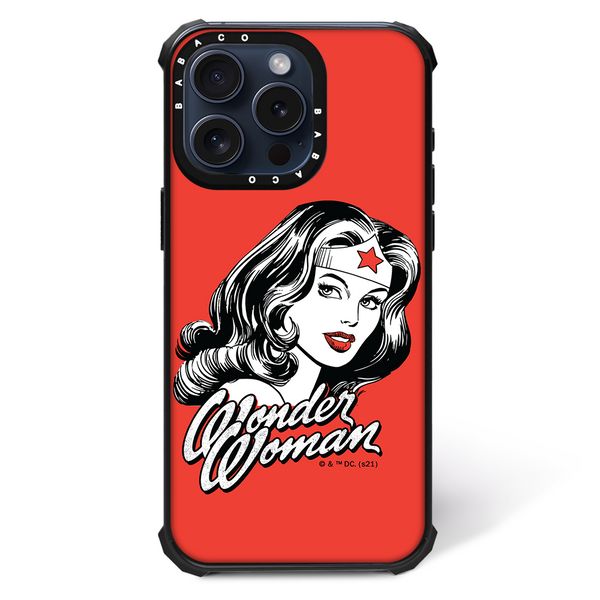 Etui Shockproof Magsafe Wonder Woman 023 DC Nadruk pełny Czerwony