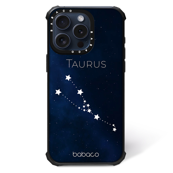 Etui Shockproof Magsafe Zodiac Constellation 002 Babaco Nadruk pełny Granatowy