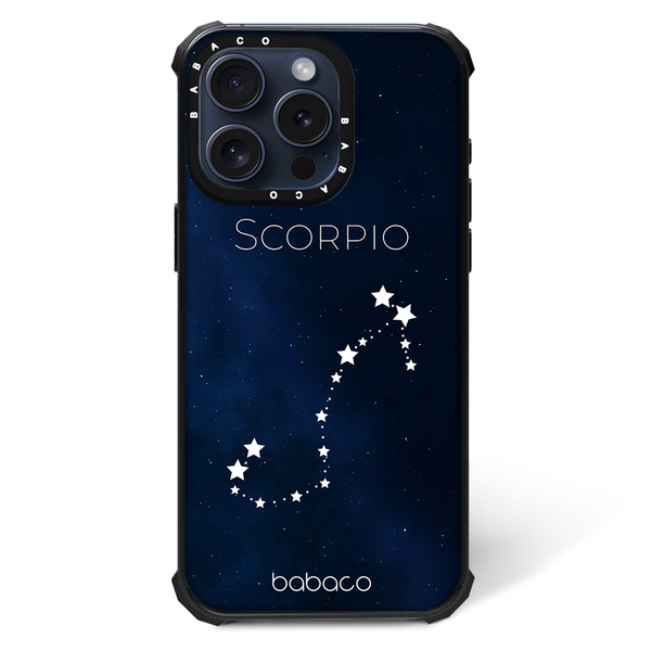 Etui Shockproof Magsafe Zodiac Constellation 008 Babaco Nadruk pełny Granatowy