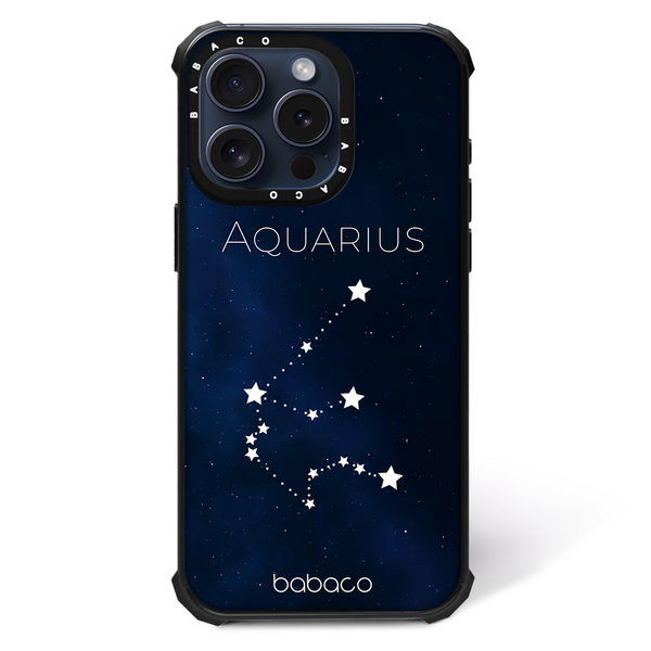 Etui Shockproof Magsafe Zodiac Constellation 011 Babaco Nadruk pełny Granatowy