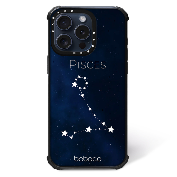 Etui Shockproof Magsafe Zodiac Constellation 012 Babaco Nadruk pełny Granatowy