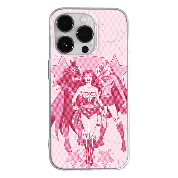 Etui Super Girls 002 DC Nadruk pełny Różowy