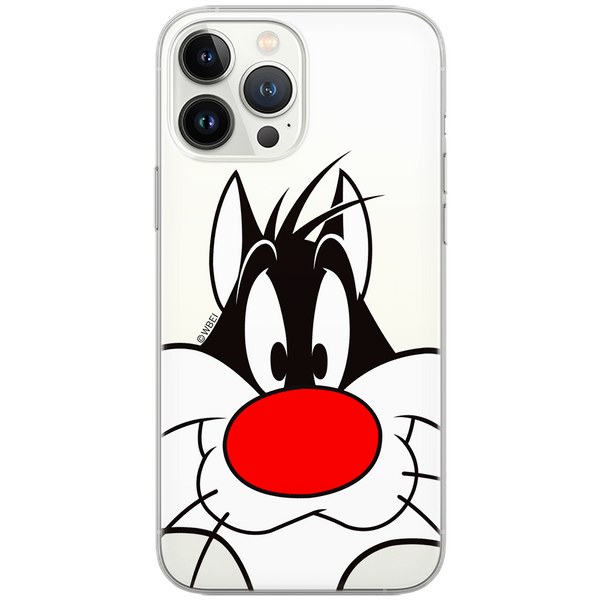 Etui Sylwester 001 Looney Tunes Nadruk częściowy Przeźroczysty