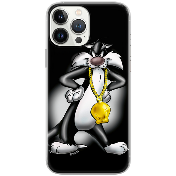 Etui Sylwester 002 Looney Tunes Nadruk pełny Czarny