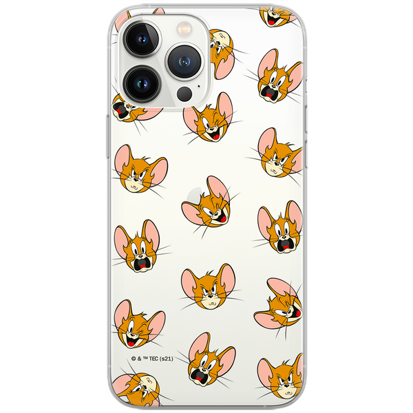 Etui Tom i Jerry 008 Tom & Jerry Nadruk częściowy Przeźroczysty