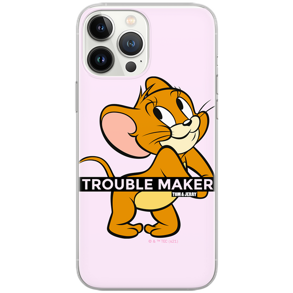 Etui Tom i Jerry 012 Tom & Jerry Nadruk pełny Różowy