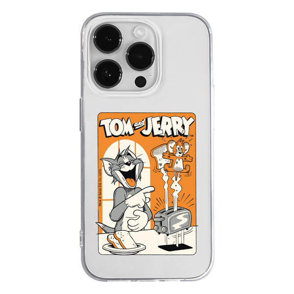 Etui Tom i Jerry 043 Tom & Jerry Nadruk częściowy Przeźroczysty