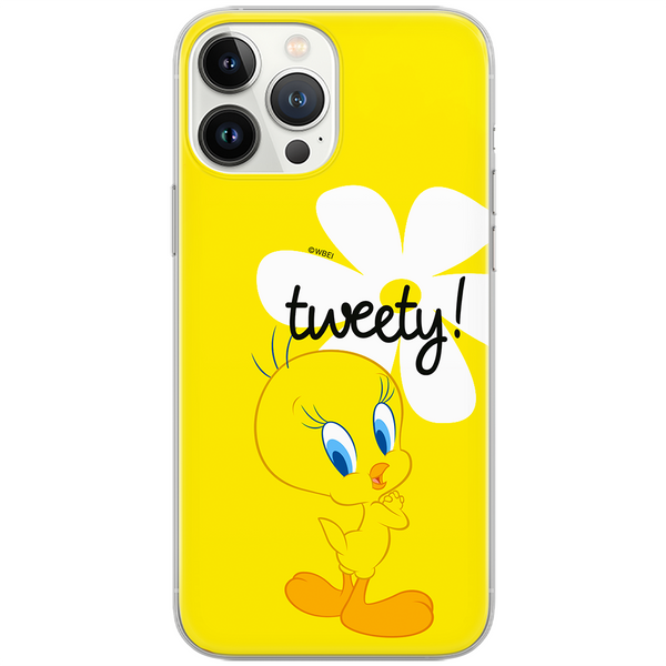 Etui Tweety 005 Looney Tunes Nadruk pełny Żółty