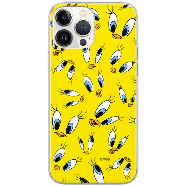 Etui Tweety 006 Looney Tunes Nadruk pełny Żółty