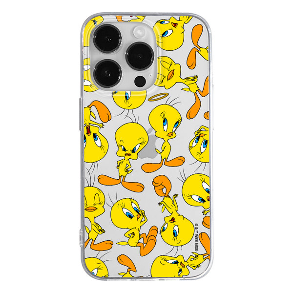 Etui Tweety 010 Looney Tunes Nadruk częściowy Przeźroczysty