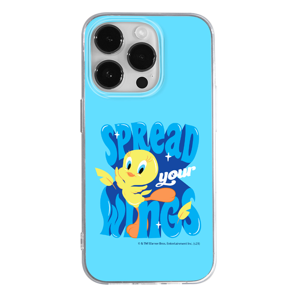 Etui Tweety 014 Looney Tunes Nadruk pełny Niebieski