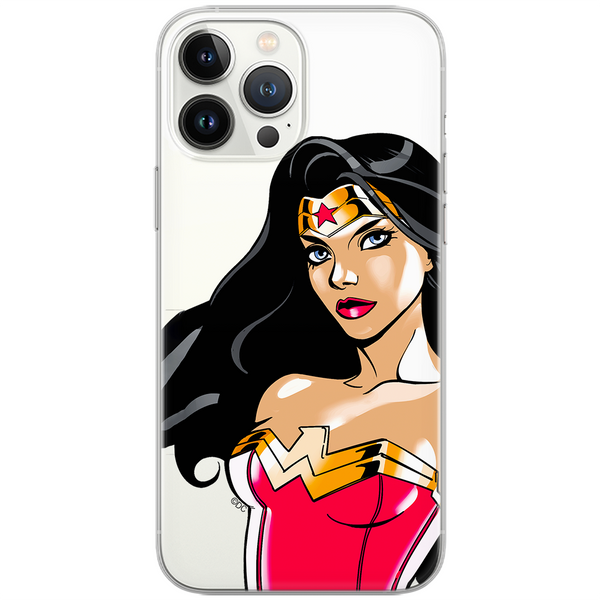 Etui Wonder Woman 004 DC Nadruk częściowy Przeźroczysty