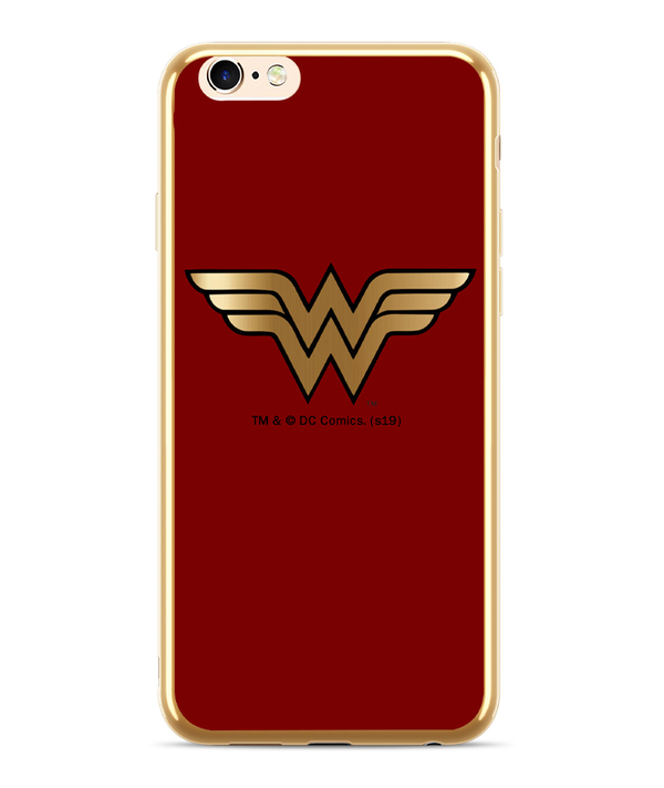 Etui Wonder Woman 005 DC Luxury chrome Czerwony