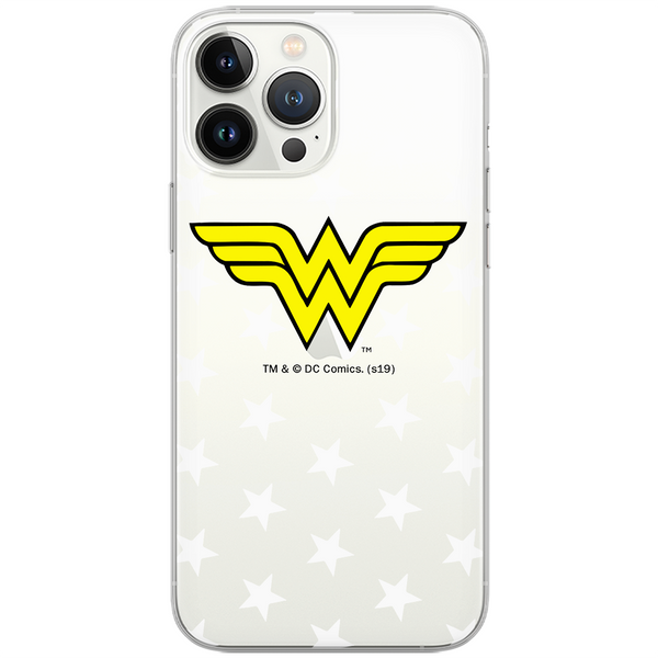 Etui Wonder Woman 006 DC Nadruk częściowy Przeźroczysty