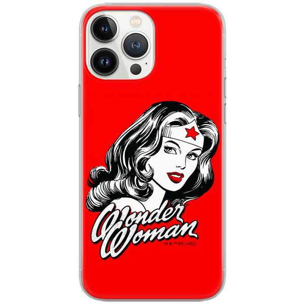 Etui Wonder Woman 023 DC Nadruk pełny Czerwony