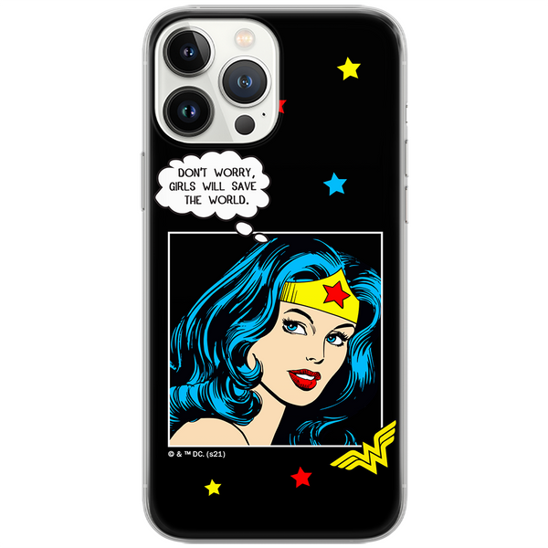 Etui Wonder Woman 028 DC Nadruk pełny Czarny