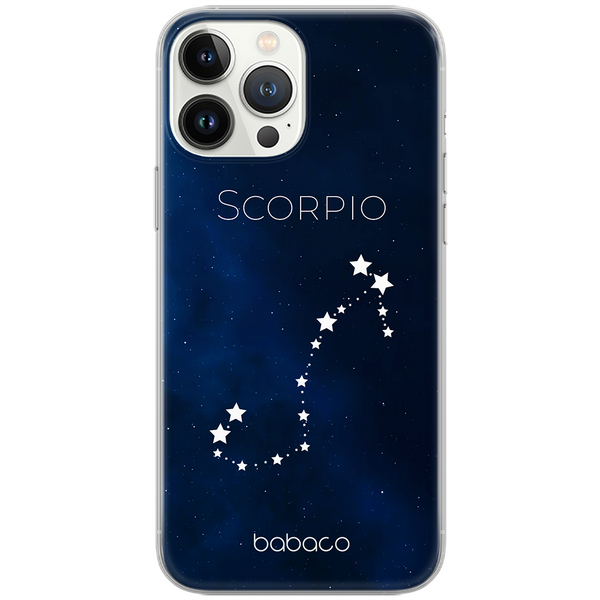 Etui Zodiac Constellation 008 Babaco Nadruk pełny Granatowy