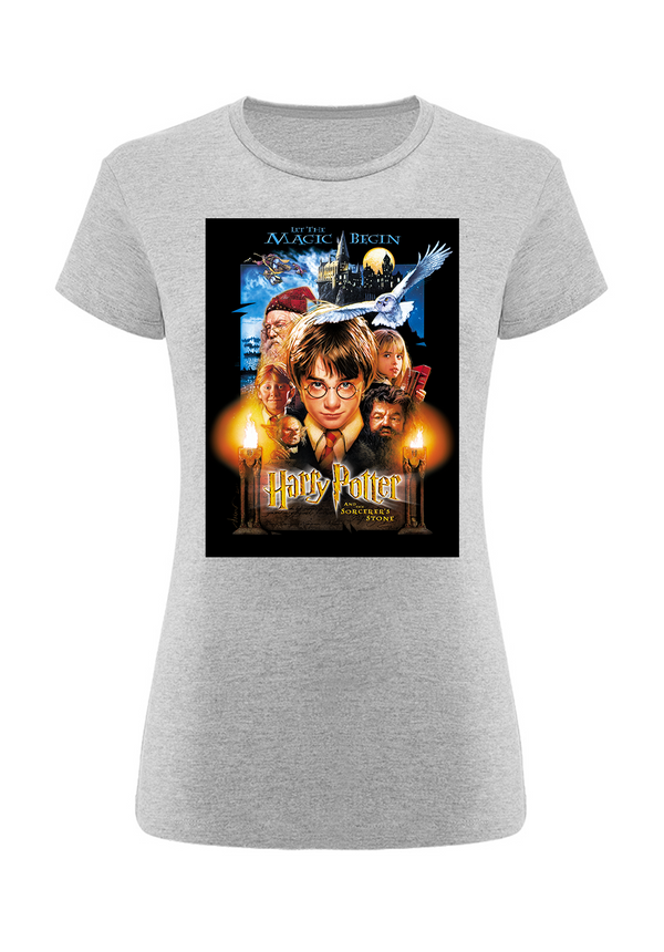 Koszulka damska Harry Potter 281 Harry Potter Szary