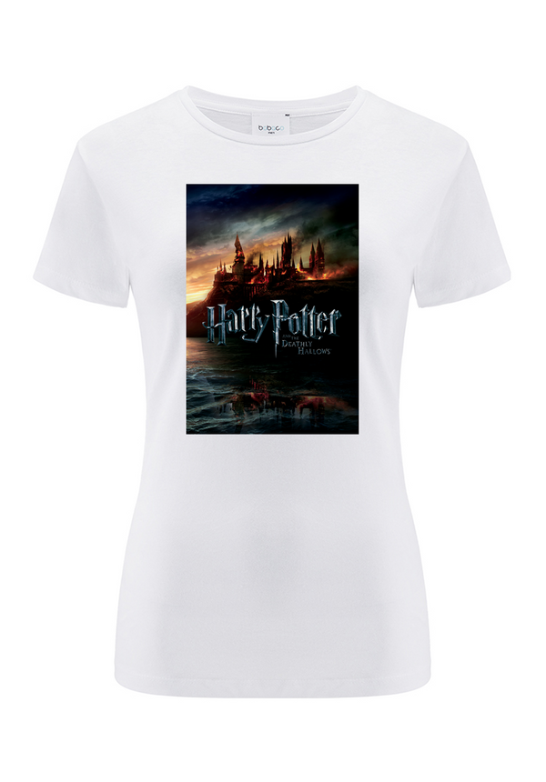 Koszulka damska Hogwart 006 Harry Potter Biały