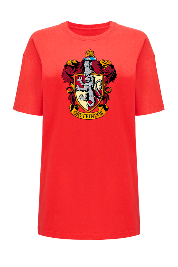 Koszulka damska OVERSIZE Harry Potter 045 Harry Potter Czerwony