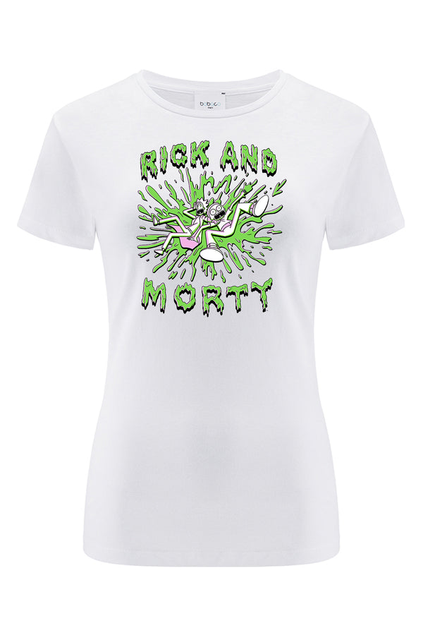 Koszulka damska Rick i Morty 024 Rick and Morty Biały