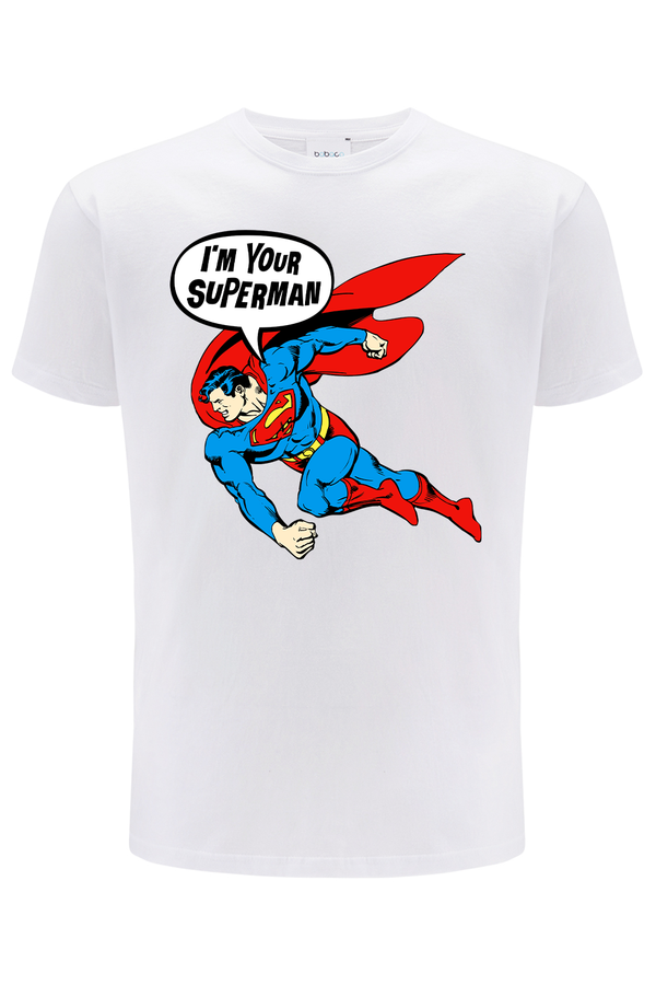 Koszulka męska Superman 030 DC Biały