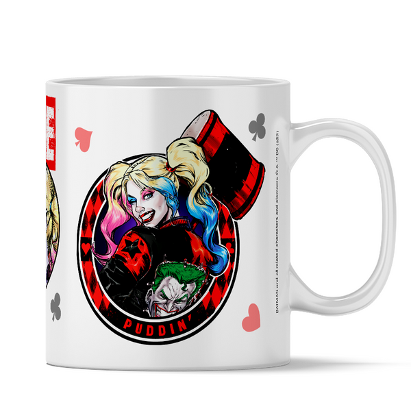 Kubek Harley Quinn 002 DC Biały