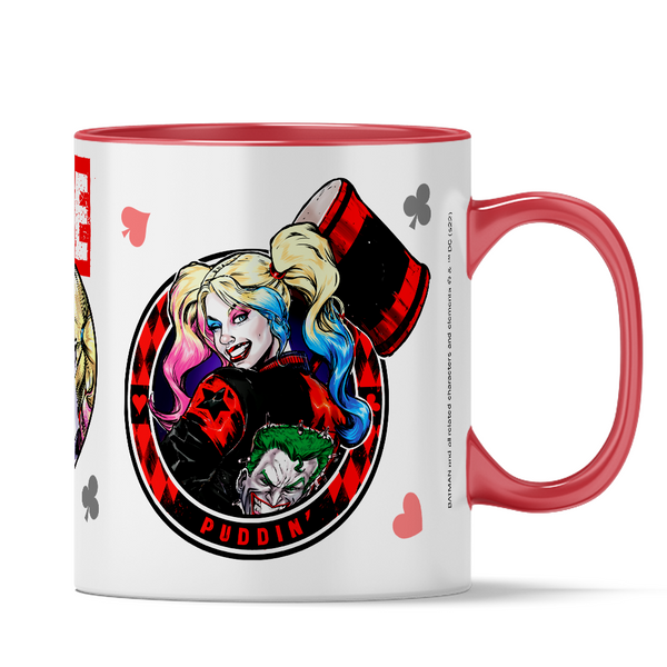 Kubek Harley Quinn 002 DC Czerwony