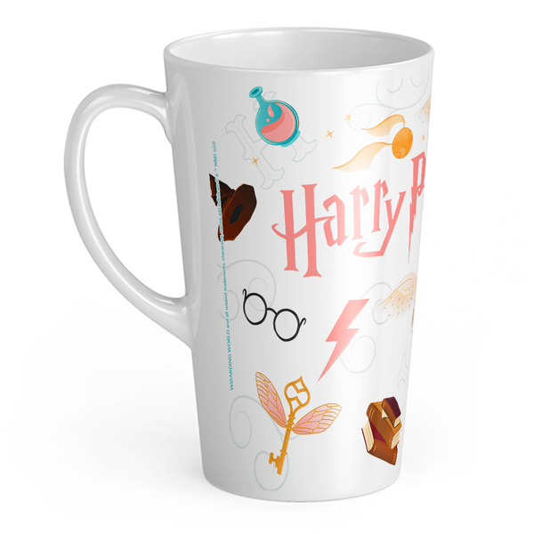 Kubek Latte Harry Potter 328 Harry Potter Biały