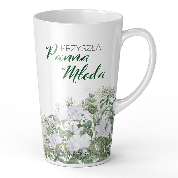 Kubek Latte Przyszła Panna Młoda 005 Wedding Babaco Biały