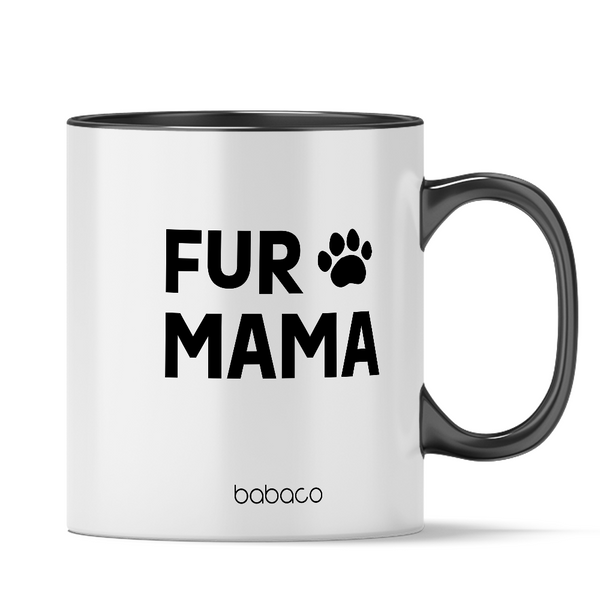 Kubek Psy 013 Fur Mama Babaco Czarny