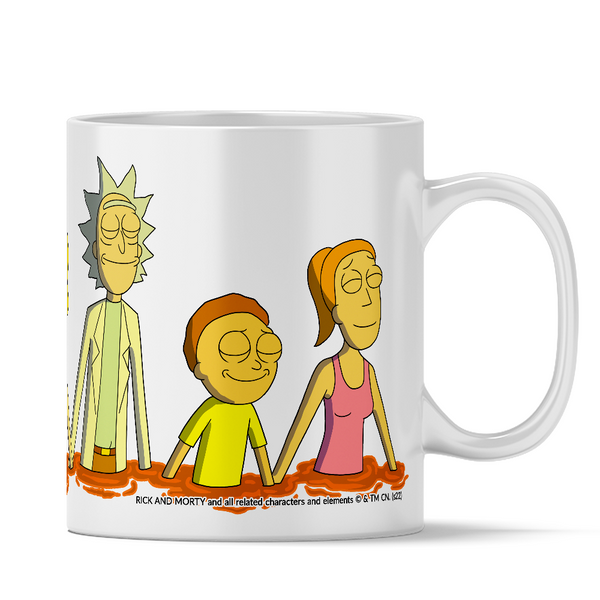 Kubek Rick i Morty 003 Rick and Morty Biały