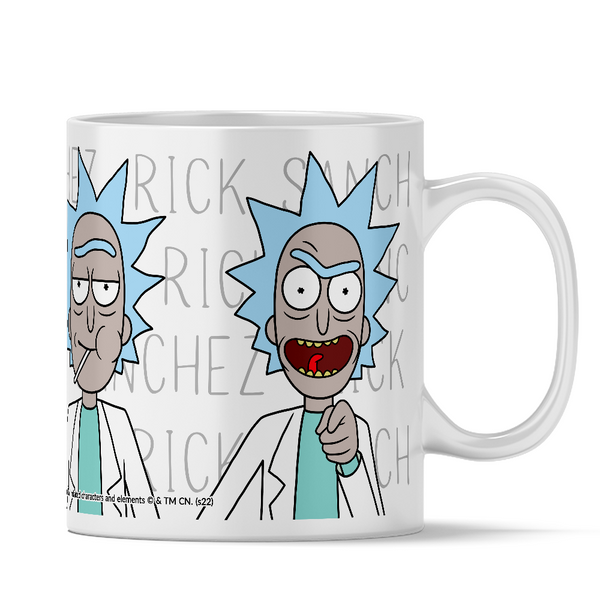 Kubek Rick i Morty 004 Rick and Morty Biały