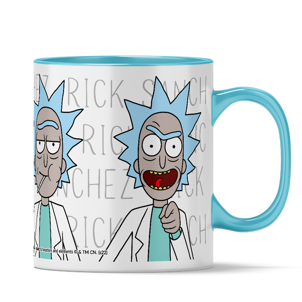 Kubek Rick i Morty 004 Rick and Morty Niebieski