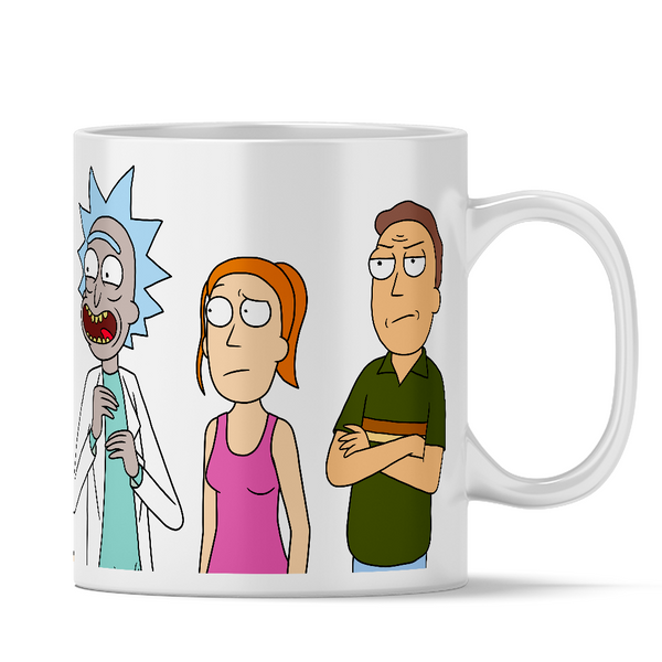 Kubek Rick i Morty 008 Rick and Morty Biały