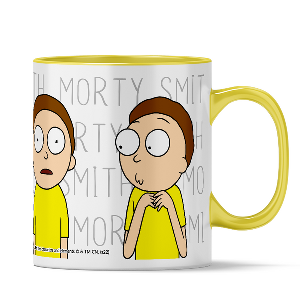 Kubek Rick i Morty 011 Rick and Morty Żółty