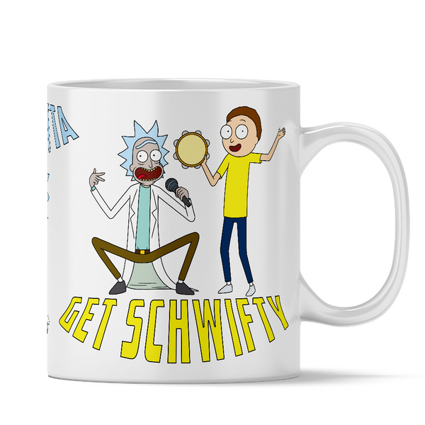 Kubek Rick i Morty 012 Rick and Morty Biały