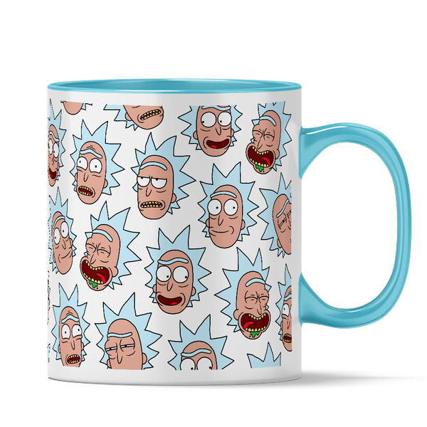 Kubek Rick i Morty 015 Rick and Morty Niebieski