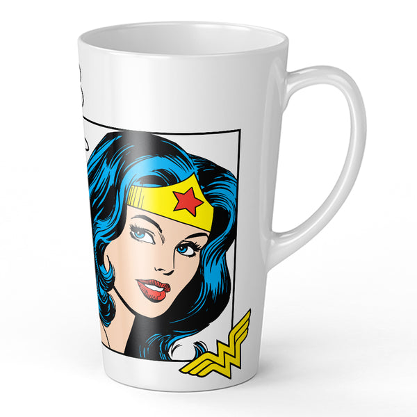 Kubek Latte Wonder Woman 128 DC Biały