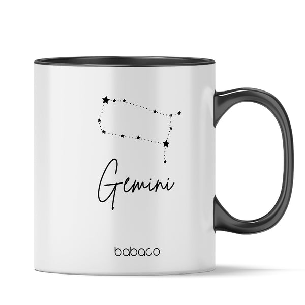 Kubek Zodiac Constellation 015  Babaco  Czarny